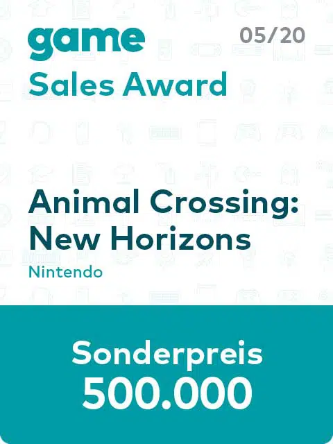 game Sales Award Label 20 05 Animal Crossing L babt game Sales Award Label 20 05 Animal Crossing L babt