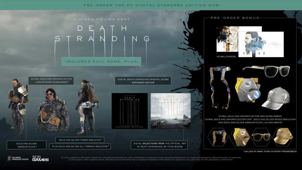 death stranding pc preorder