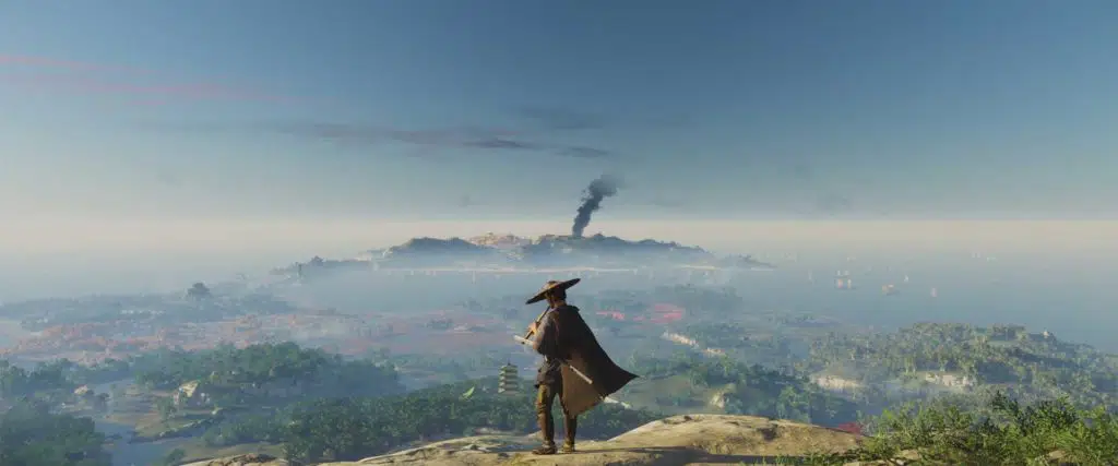 ghost of tsushima landschaft floete