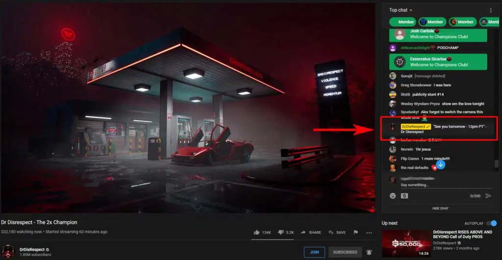 Quelle: YouTube (DrDisRespect) Quelle: YouTube (DrDisRespect)