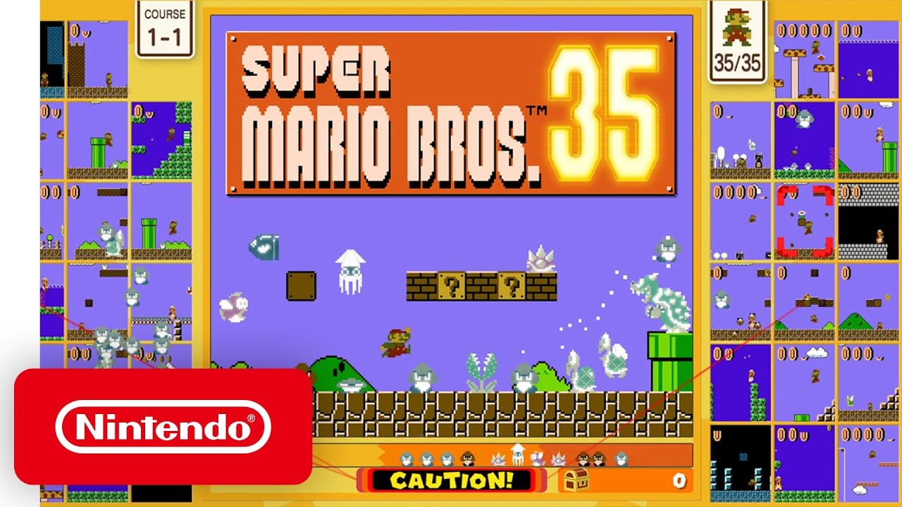 Super Mario Bros. 35 Announcement Trailer Nintendo Switch