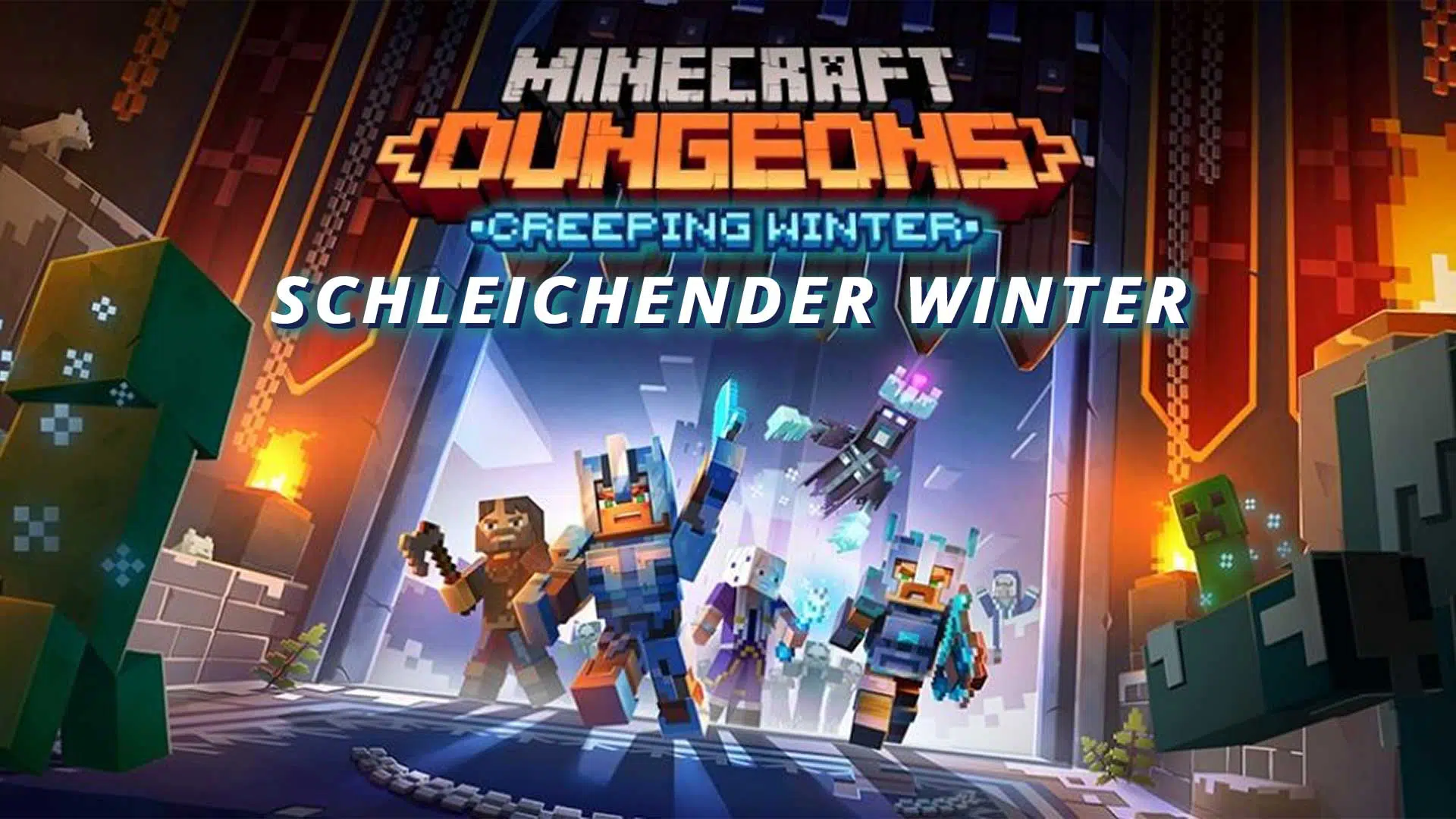 minecraft dungeons dlc schleichender winter