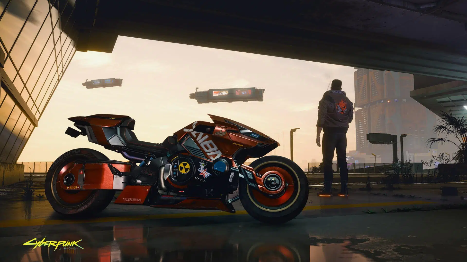 Cyberpunk2077 Catching a break RGB en