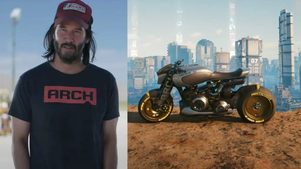 cyberpunk 2077 keanu reeves arch motorcycles
