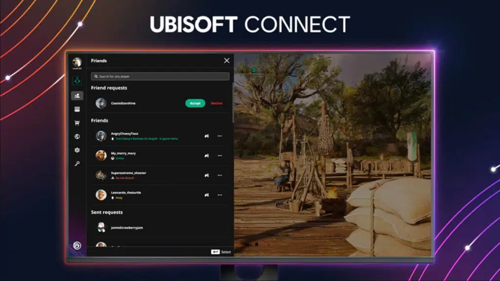 Ein Teil des Ubisoft Connect Interfaces. Quelle: Ubisoft