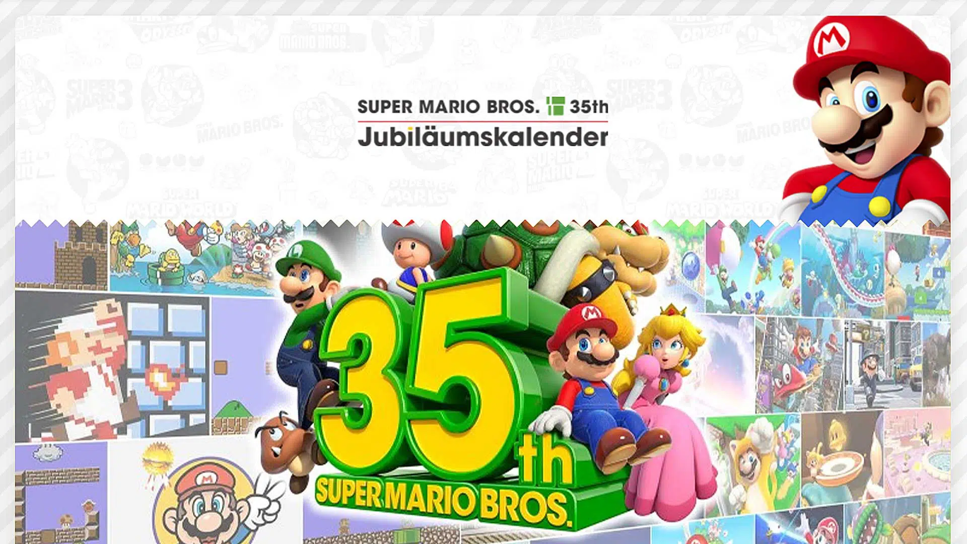 super mario 35 jubilaeumskalender