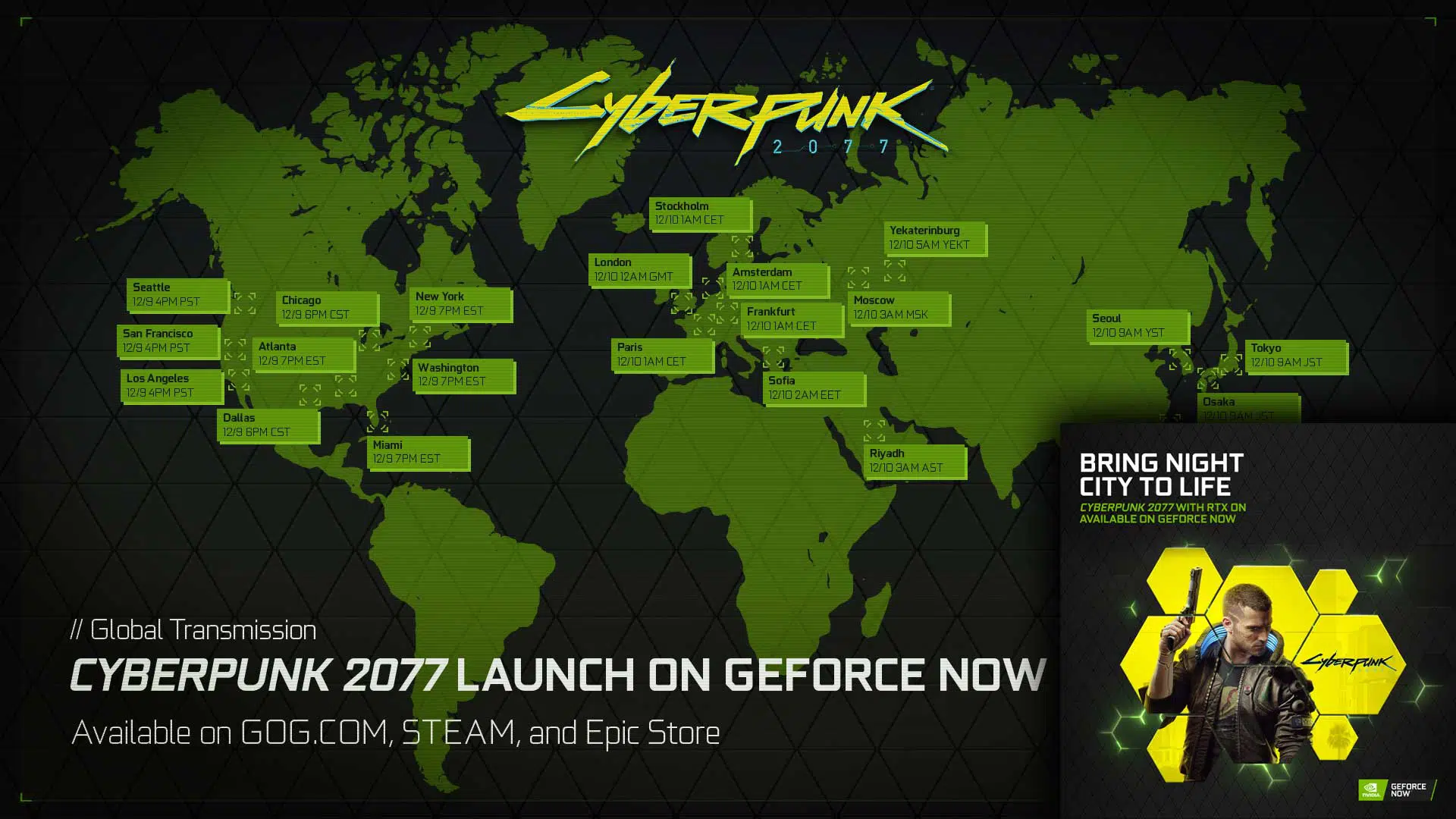 Stream Cyberpunk 2077 on GeForce NOW map babt