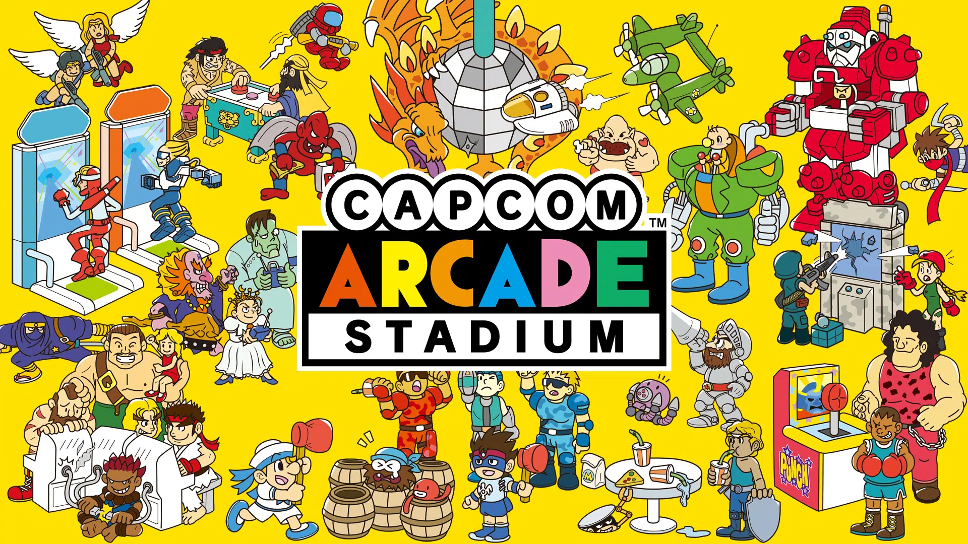 Switch CapcomArcadeStadium hero Switch CapcomArcadeStadium hero