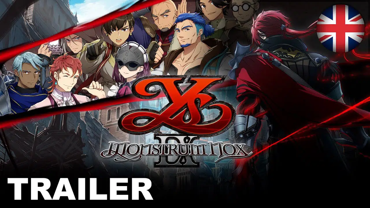 Ys IX Monstrum Nox Story Trailer PS4 Nintendo Switch PC EU English