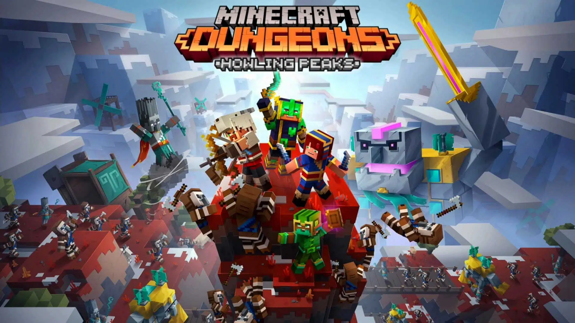 minecraft dungeons heulende gipfel dlc