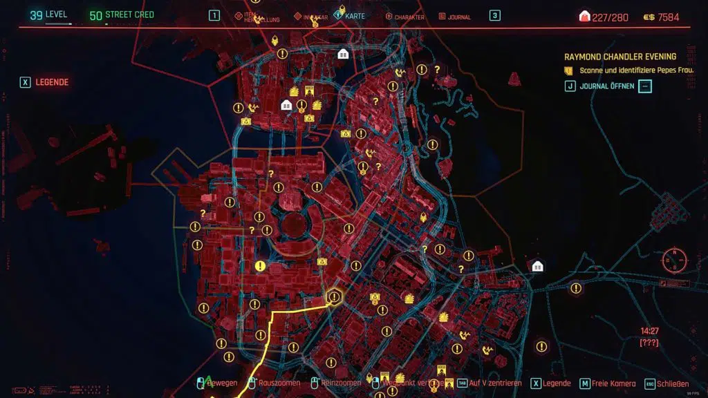 Night City wirkt als Stadt weder zu groß noch zu klein. Night City wirkt als Stadt weder zu groß noch zu klein.