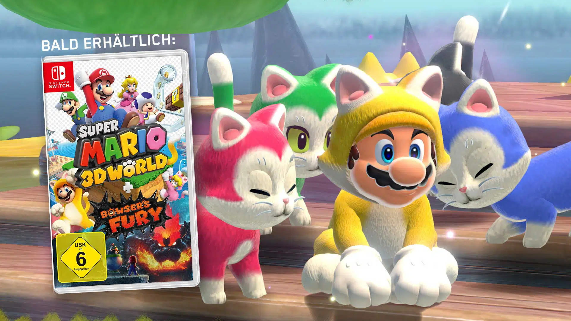 super mario 3d world katzen cover