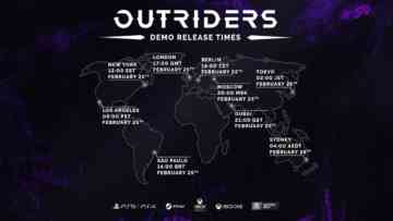 Outriders Demo Release Zeitzonen