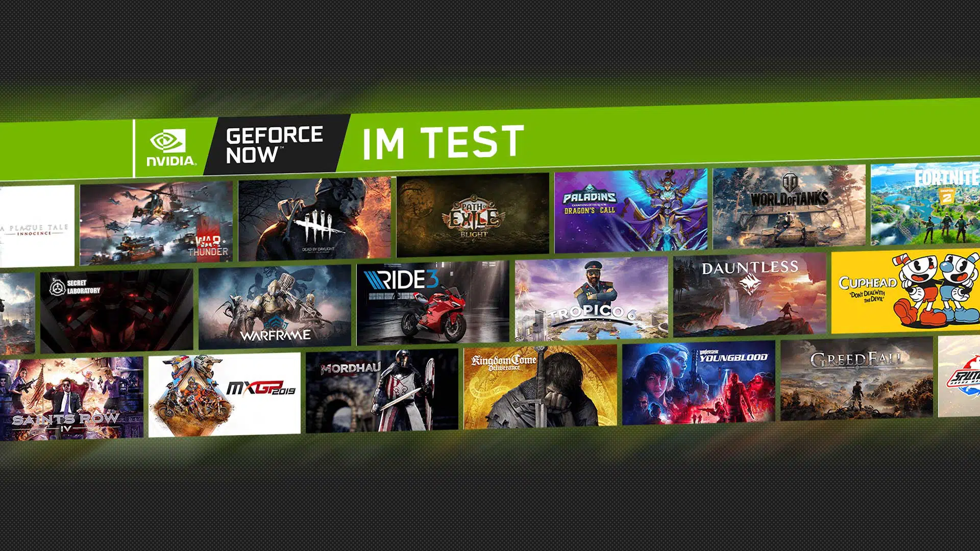 geforce now im test