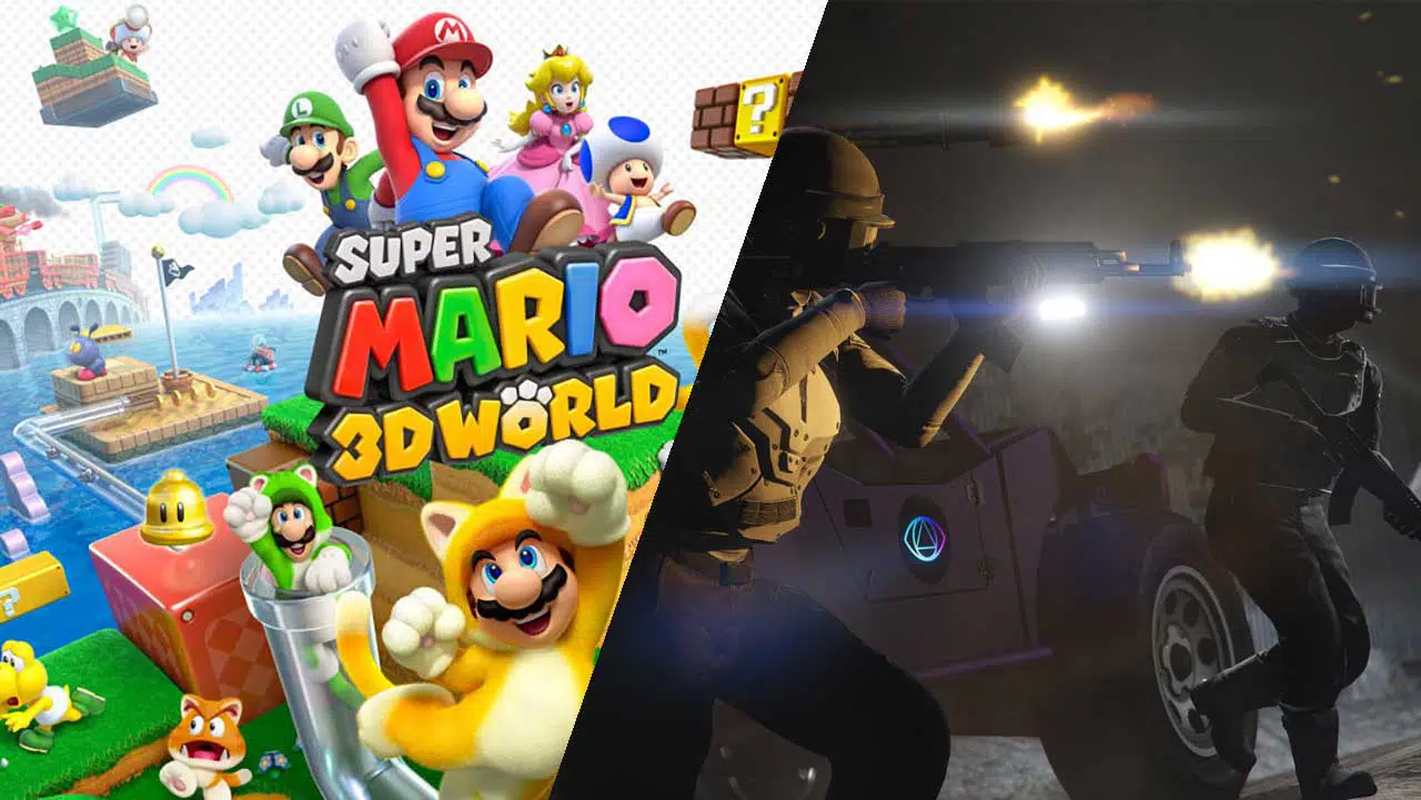super mario 3D world und gta 5