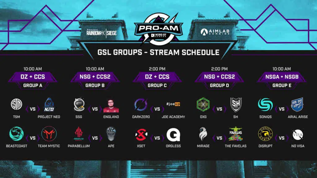 NSG Groups Schedule NSG Groups Schedule
