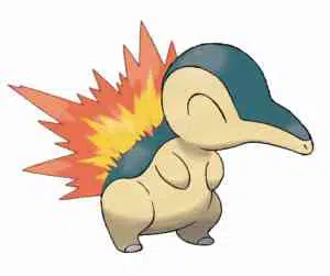 Pokemon Legends Arceus art Cyndaquil Hericendre Feurigel