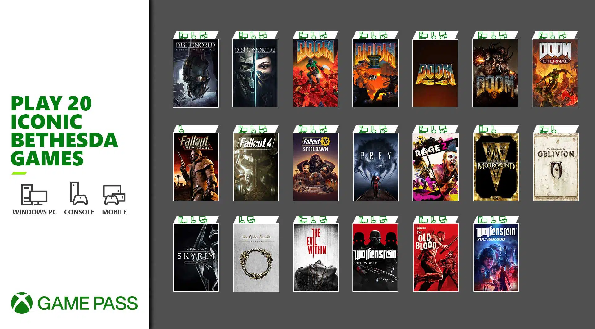 game pass bethesda