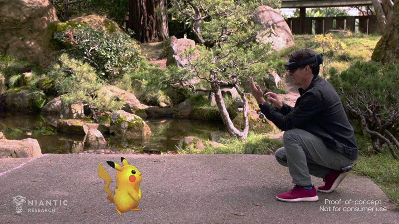 pokemon go microsoft demo