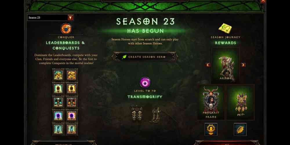 season 23 start uebersicht