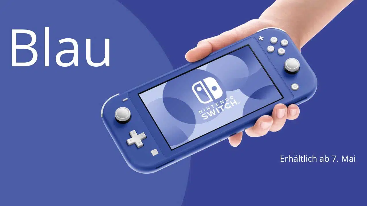 nintendo switch lite blue