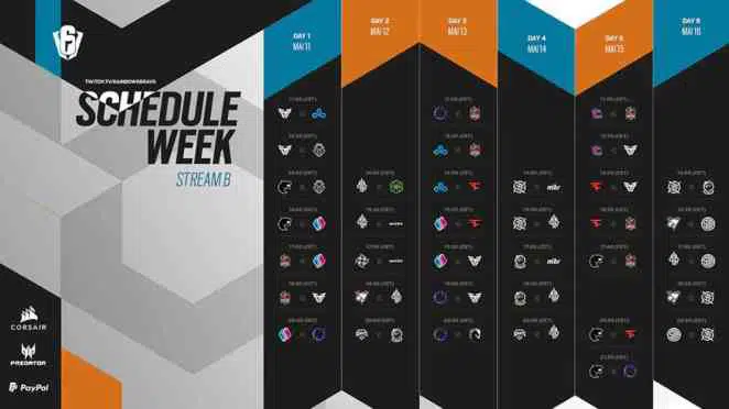 rainbow six invitational 2021 stream b