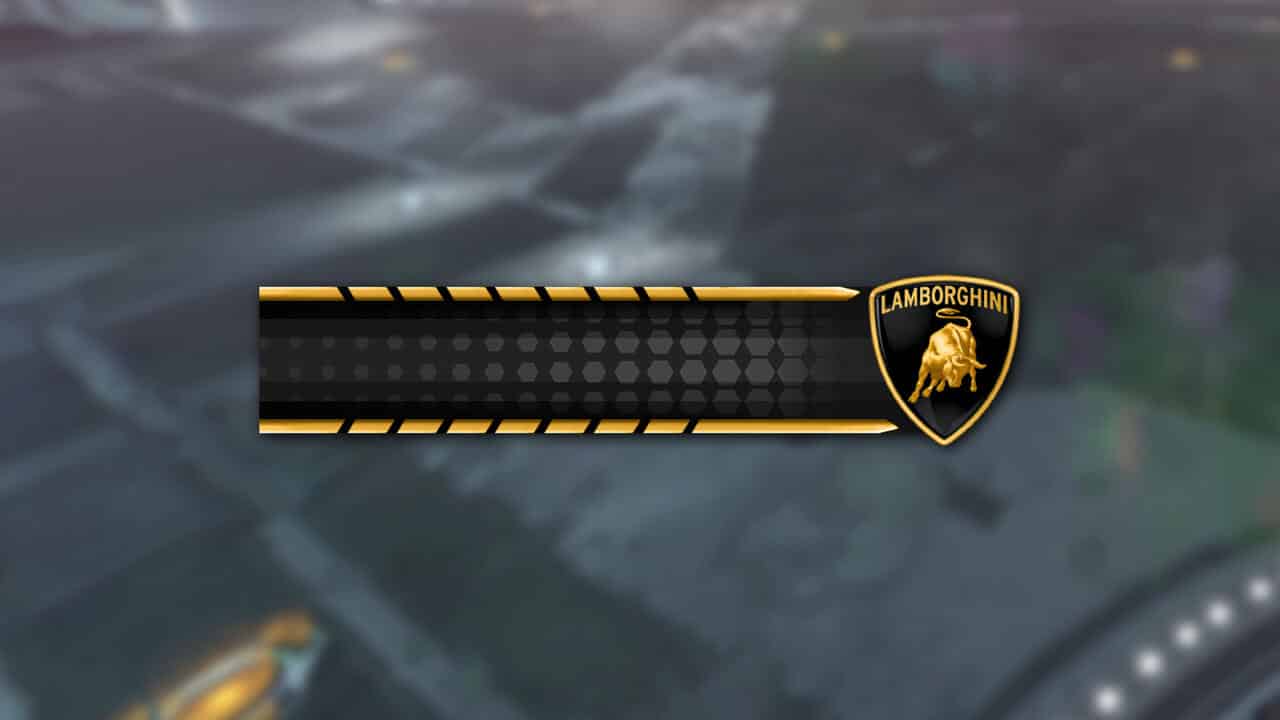 Lamborghini Spielerbanner. Quelle: Psyonix Lamborghini x Rocket League