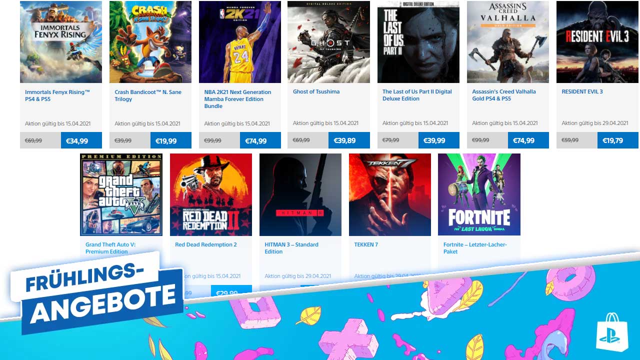 Spring Sale PlayStation Frühlingsangebote starten ab sofort Gaming
