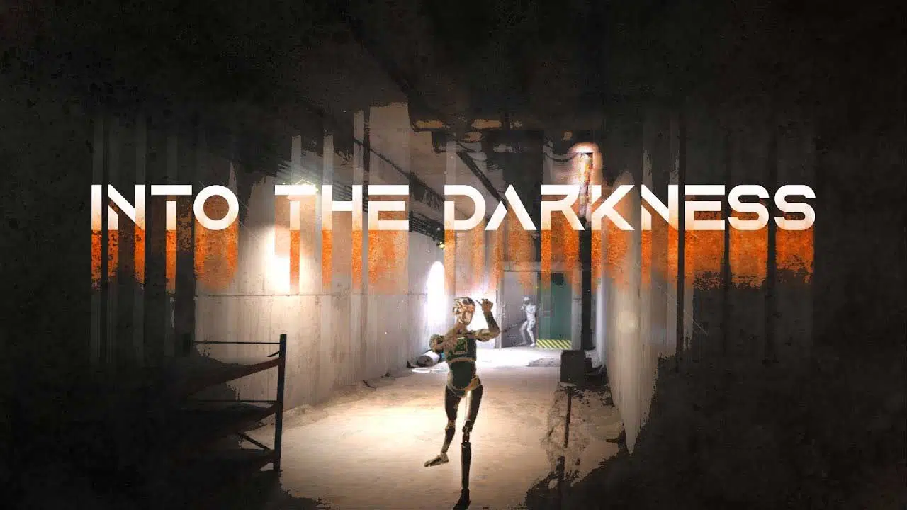 into the darkness