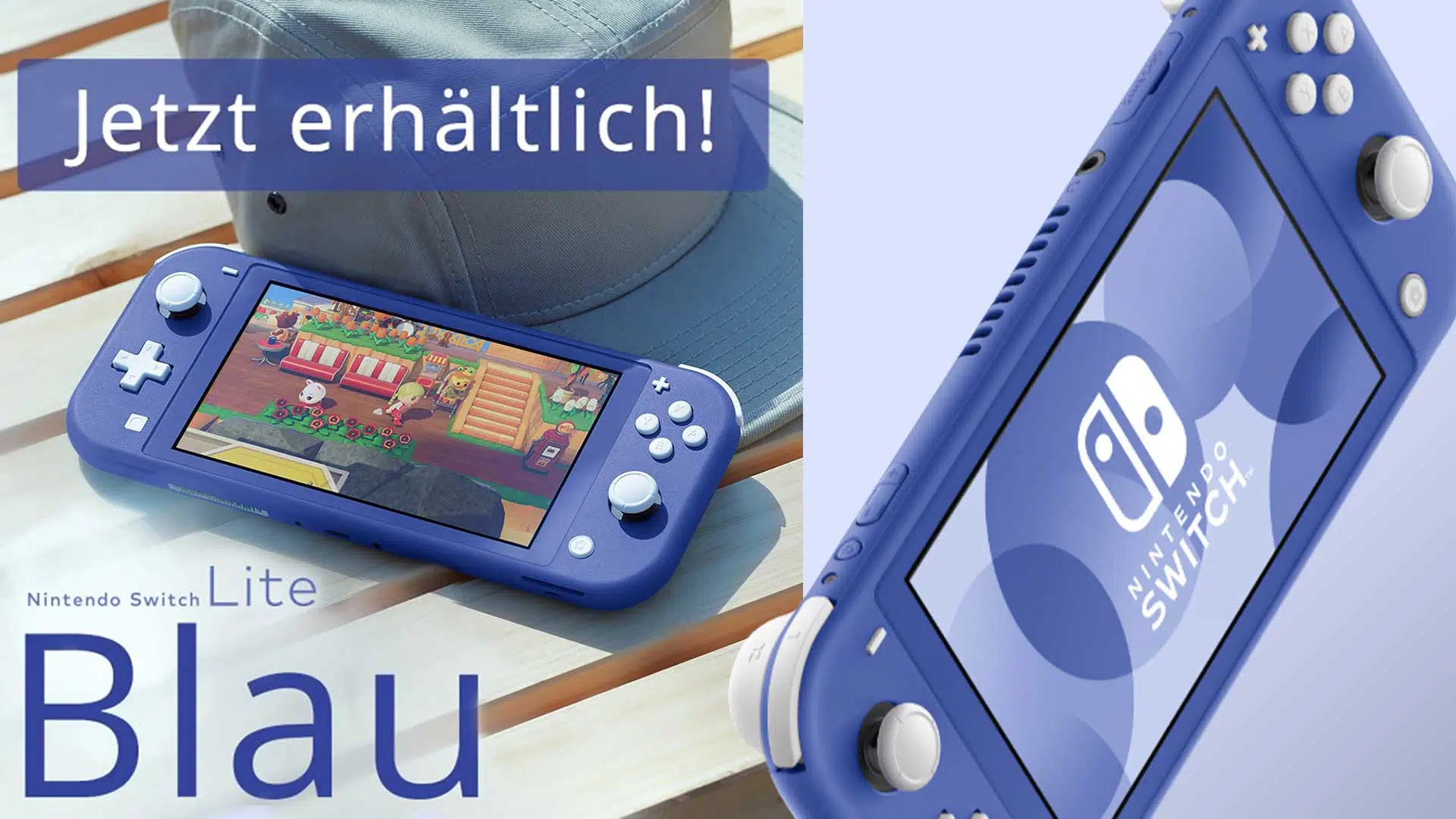 nintendo switch lite blau release