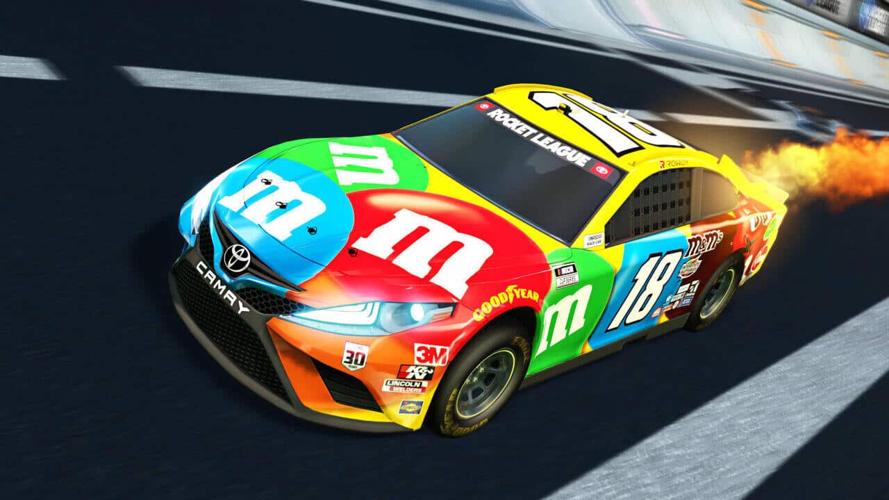 Ein erster Blick auf die neuen Rocket League x NASCAR Items! Quelle: Psyonix RL x NASCAR