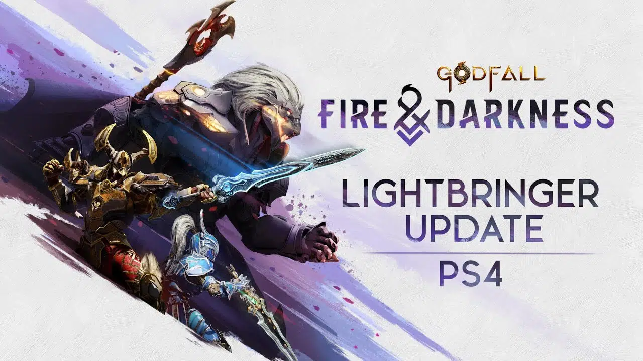 Godfall Spring Showcase E3 trailer – PS5 PS4 PC Fire Darkness Lightbringer Update 1