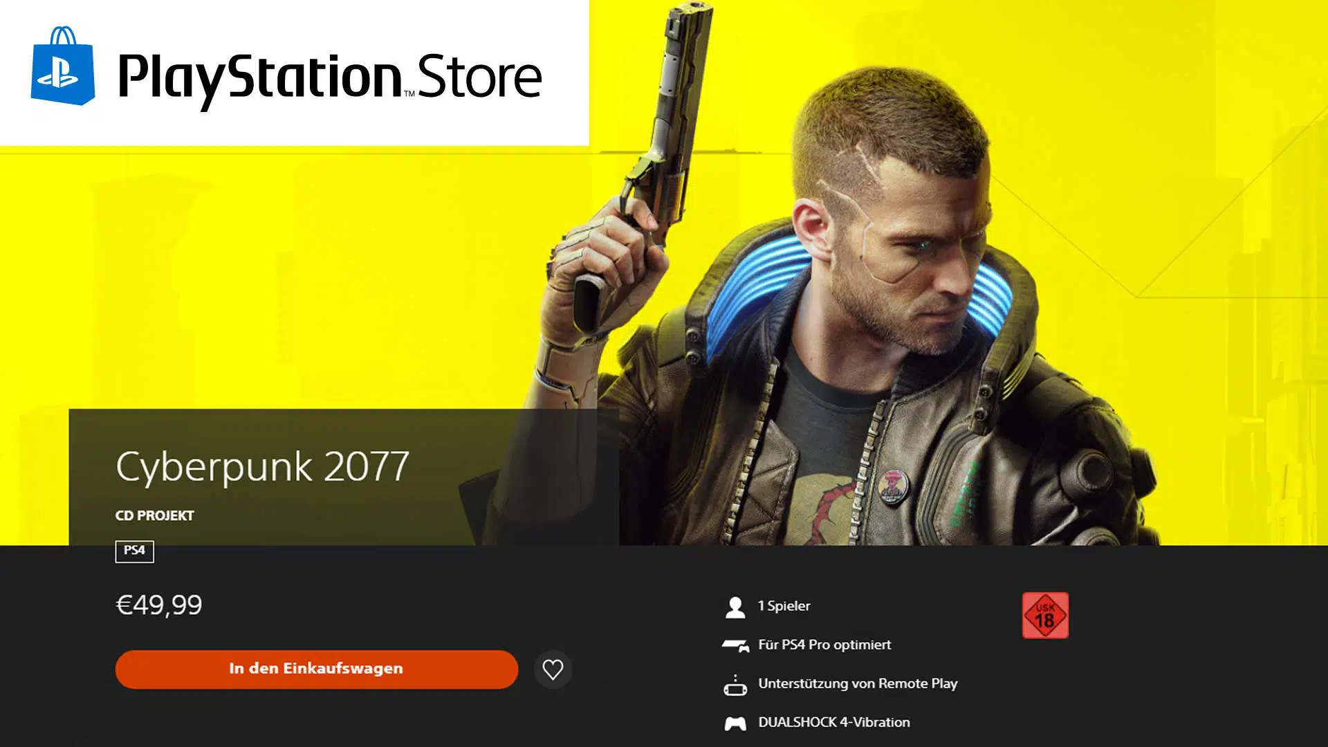 cyberpunk 2077 playstation store re release