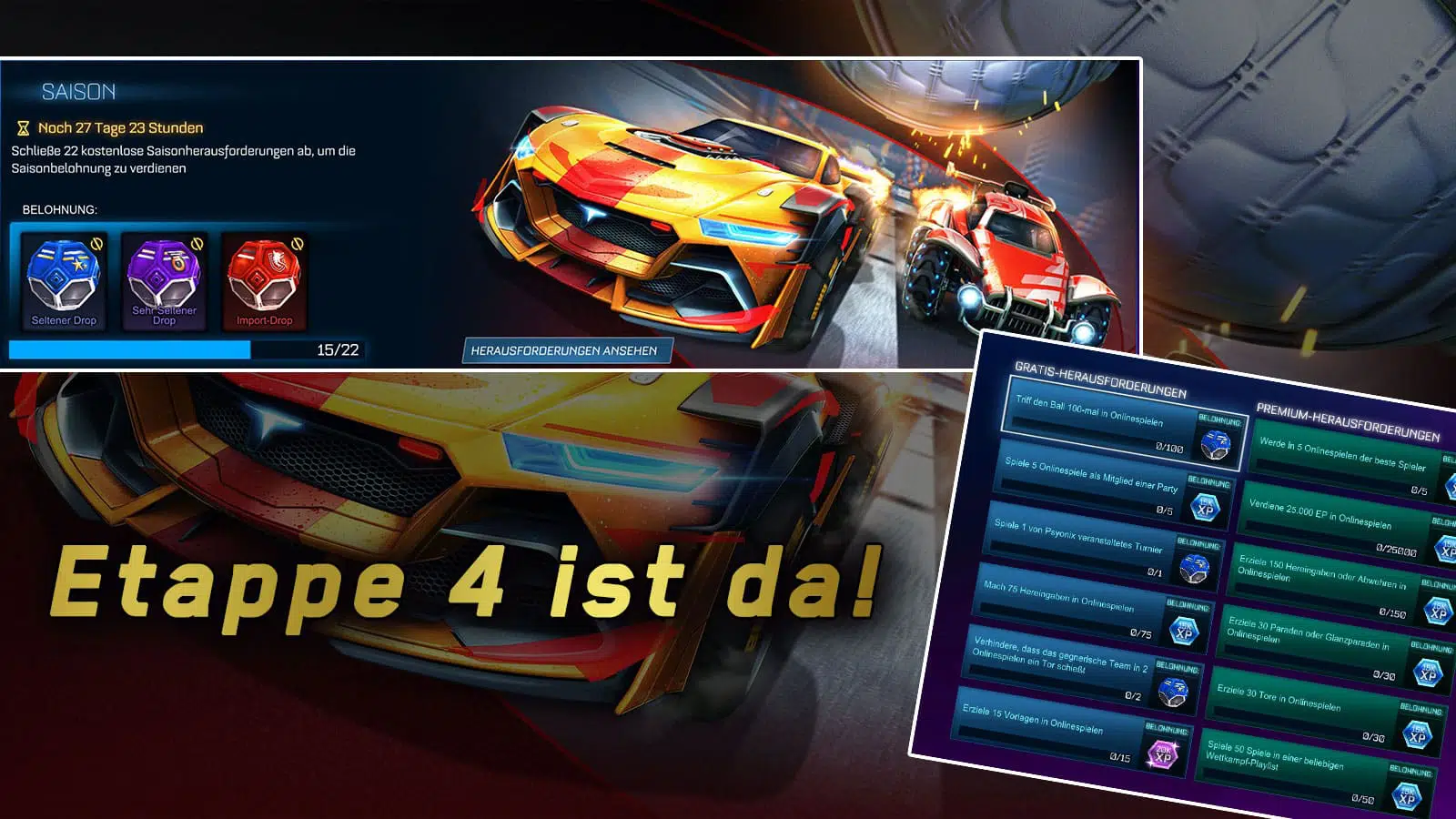 Etappe 4 Challenges header
