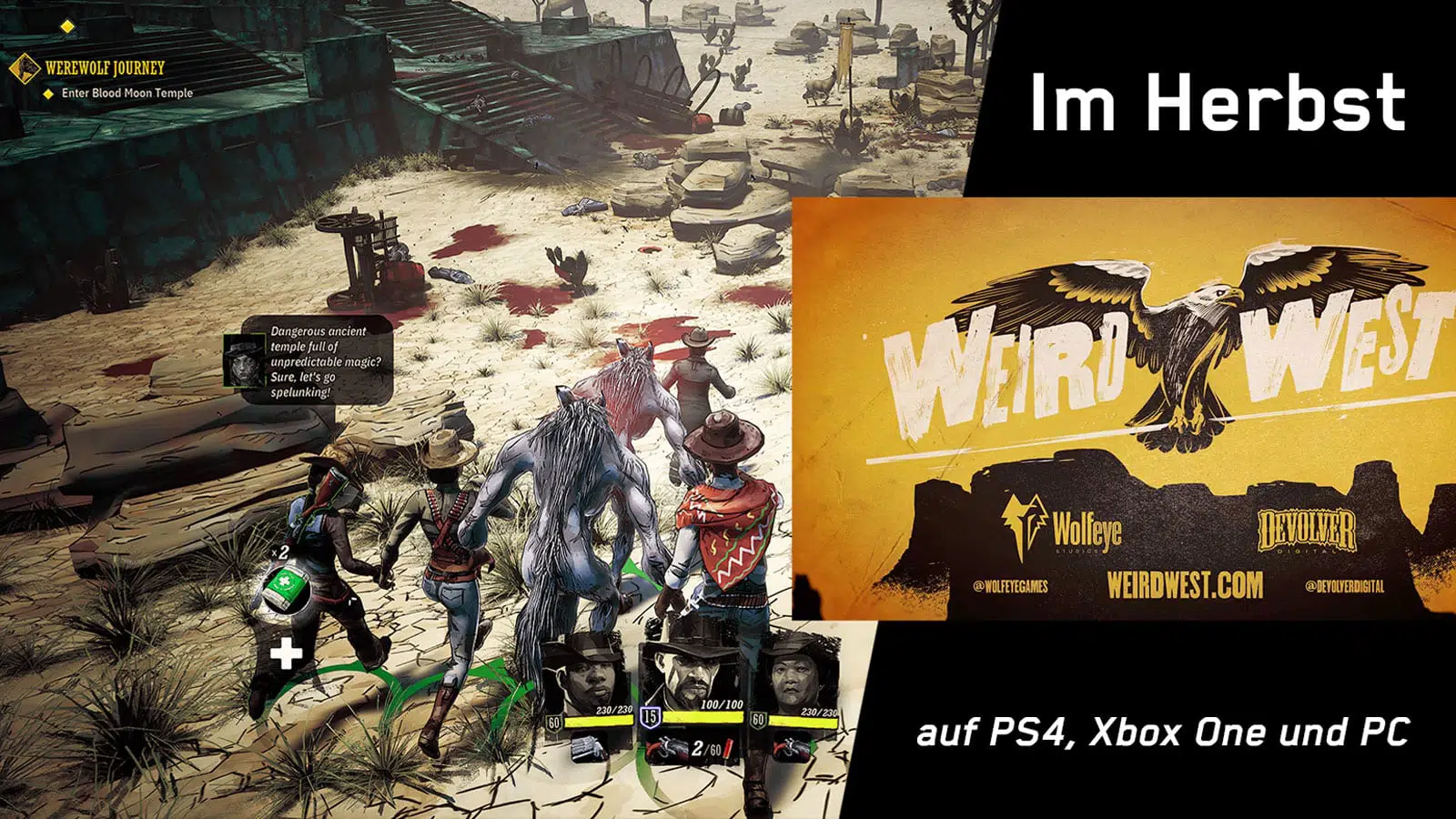 Weird West Journey Trailer und Releasefenster
