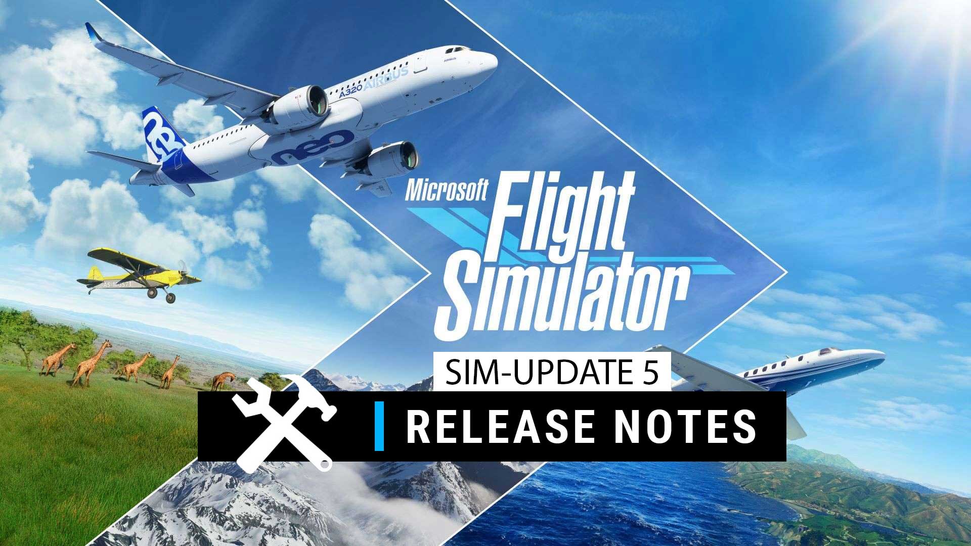 microsoft flight simulator sim update 5