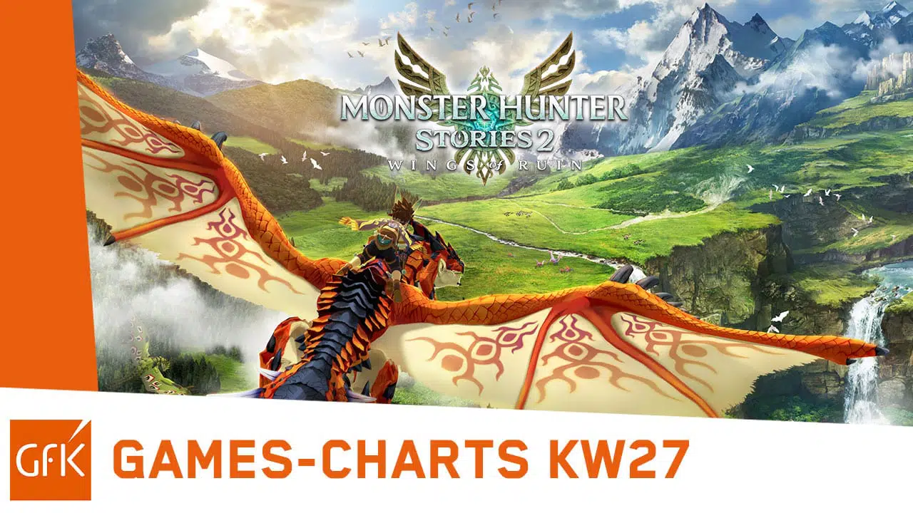 top 2 game charts deutschland 5. 11.7.2021 monster hunter stories 2