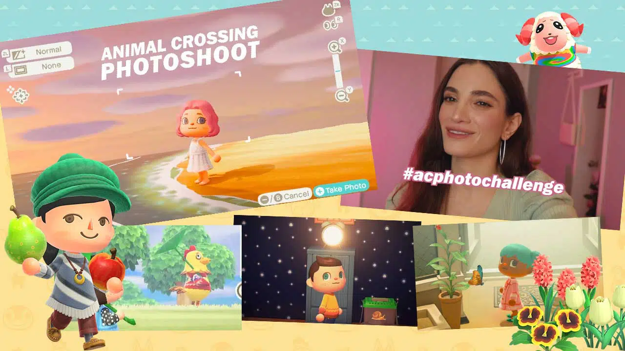 animal crossing photoshoot