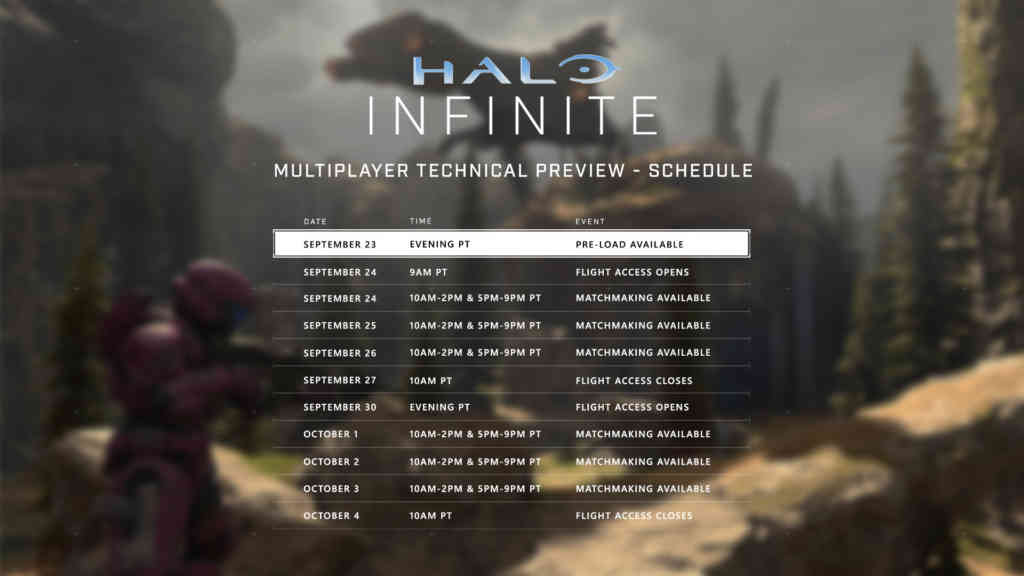hi mp tech preview schedule
