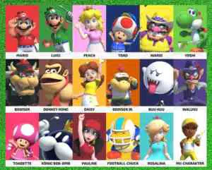 mario golf super rush charaktere mario golf super rush charaktere