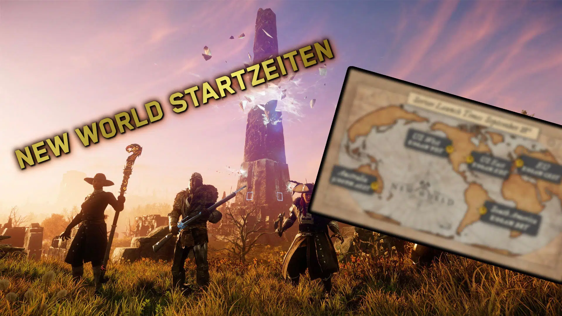 new world startzeiten