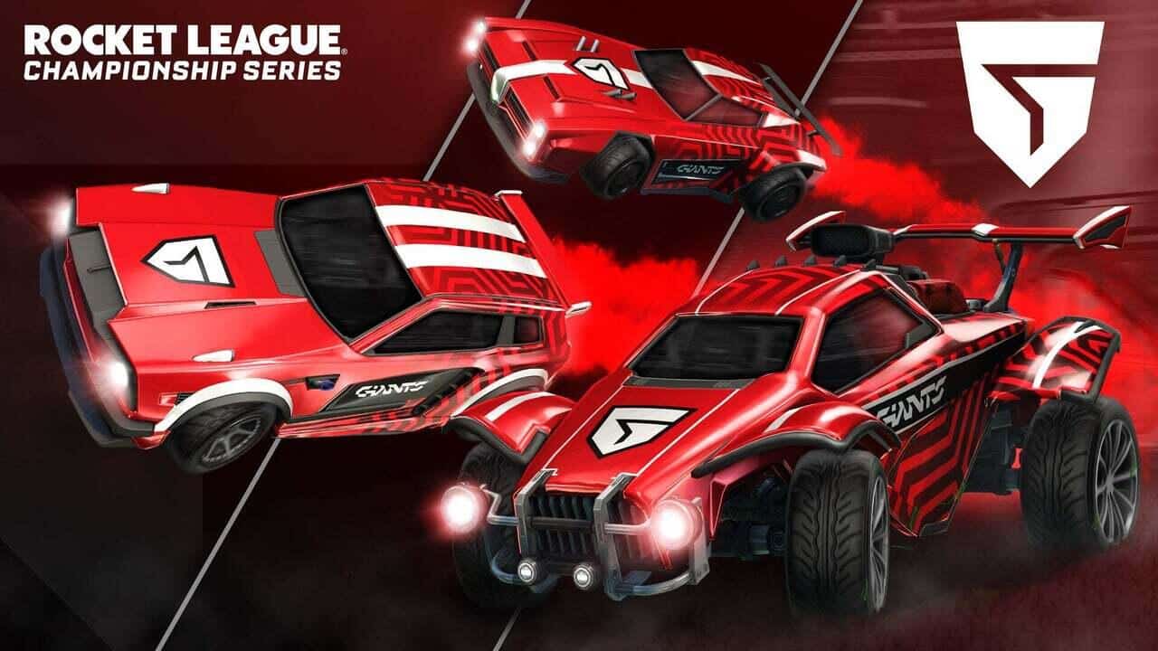 Die RLCS 2021/2022 E-Sport-Decals. Quelle: Psyonix / Epic Games Die RLCS 2021/2022 E-Sport-Decals. Quelle: Psyonix / Epic Games