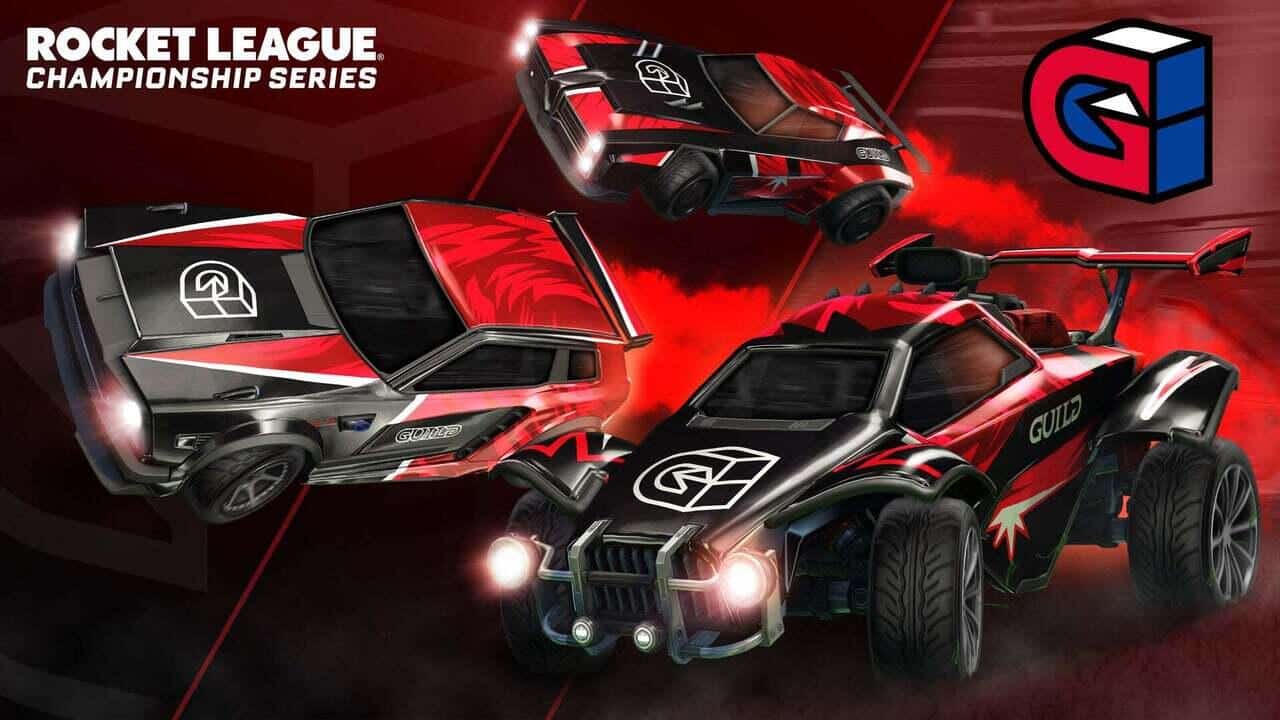 Die RLCS 2021/2022 E-Sport-Decals. Quelle: Psyonix / Epic Games Die RLCS 2021/2022 E-Sport-Decals. Quelle: Psyonix / Epic Games