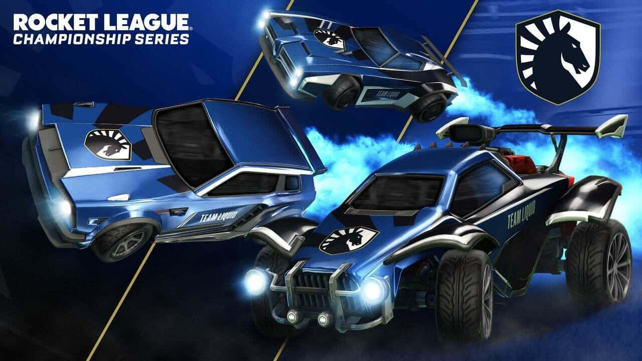 Die RLCS 2021/2022 E-Sport-Decals. Quelle: Psyonix / Epic Games Die RLCS 2021/2022 E-Sport-Decals. Quelle: Psyonix / Epic Games