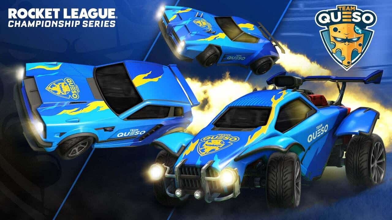 Die RLCS 2021/2022 E-Sport-Decals. Quelle: Psyonix / Epic Games Die RLCS 2021/2022 E-Sport-Decals. Quelle: Psyonix / Epic Games