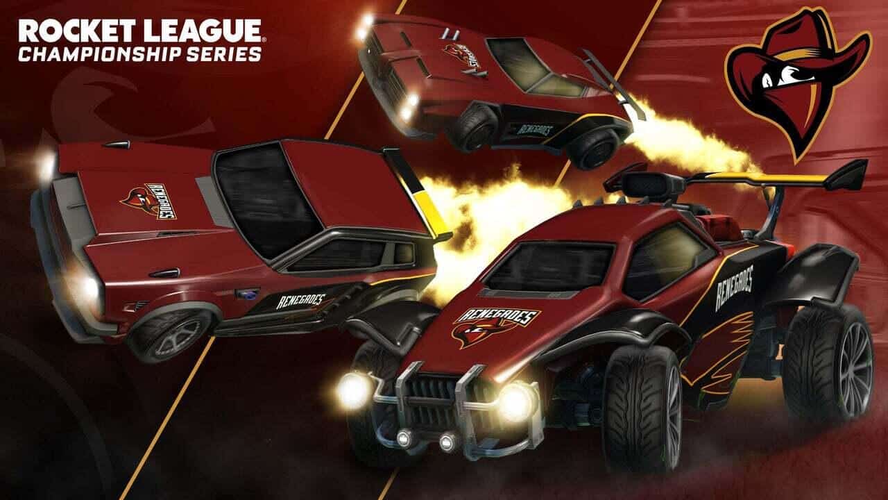 Die RLCS 2021/2022 E-Sport-Decals. Quelle: Psyonix / Epic Games Die RLCS 2021/2022 E-Sport-Decals. Quelle: Psyonix / Epic Games