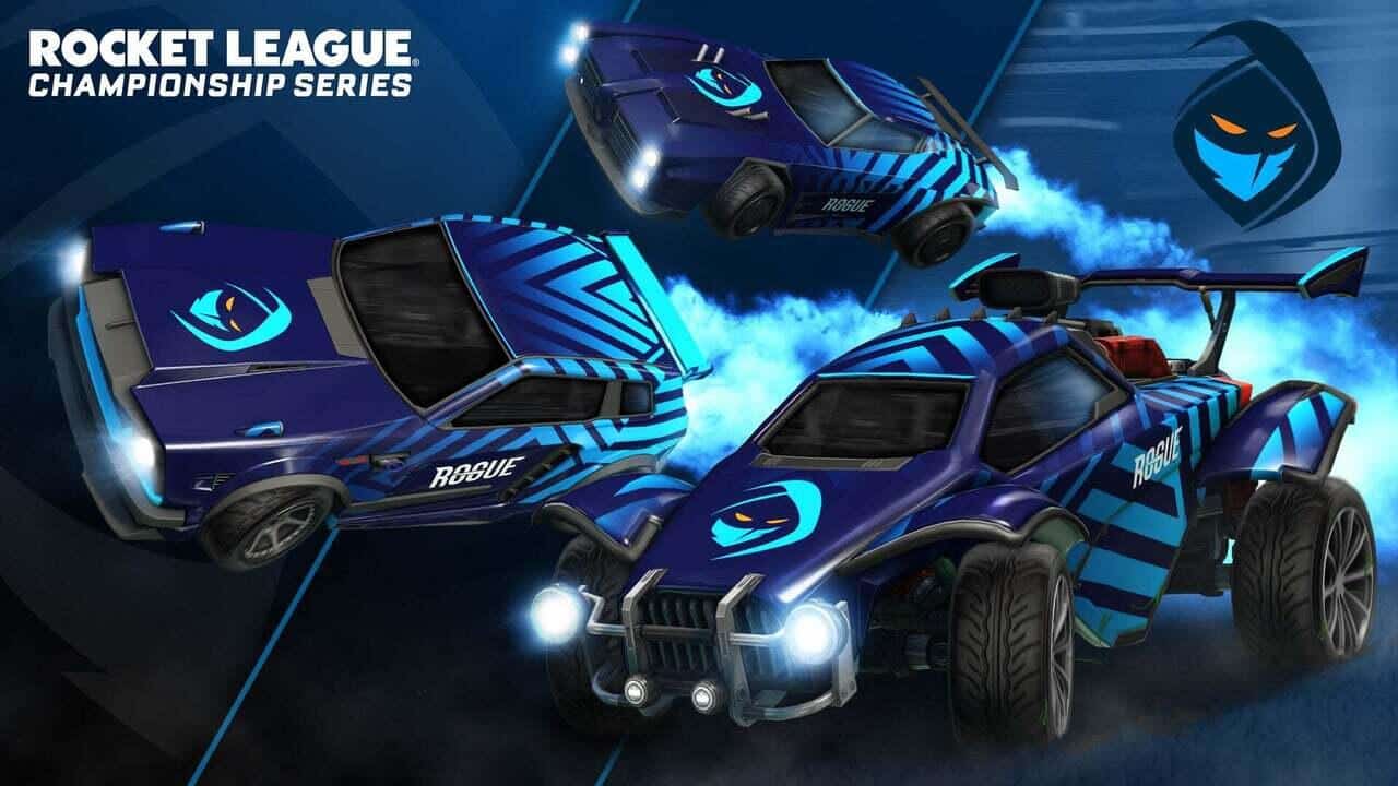 Die RLCS 2021/2022 E-Sport-Decals. Quelle: Psyonix / Epic Games Die RLCS 2021/2022 E-Sport-Decals. Quelle: Psyonix / Epic Games