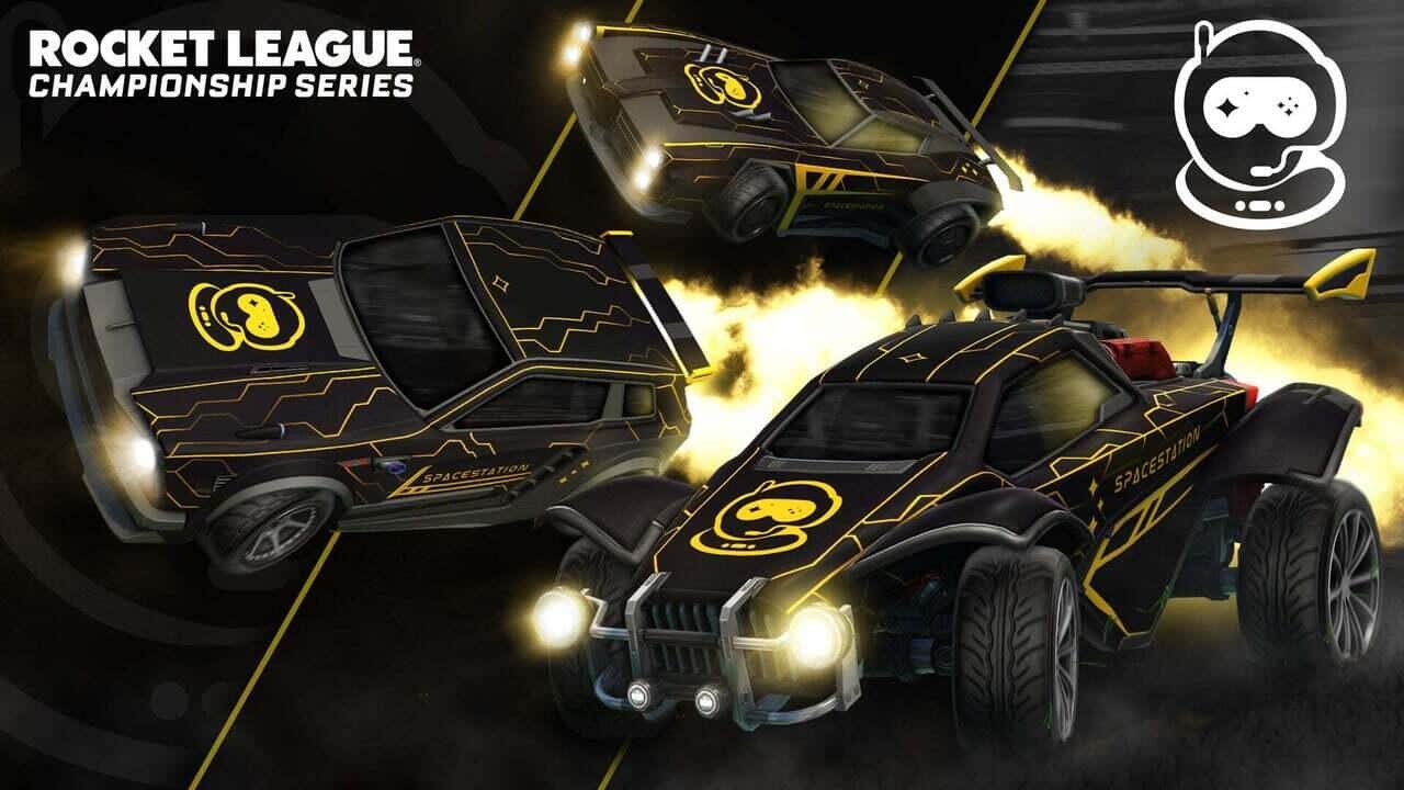 Die RLCS 2021/2022 E-Sport-Decals. Quelle: Psyonix / Epic Games Die RLCS 2021/2022 E-Sport-Decals. Quelle: Psyonix / Epic Games