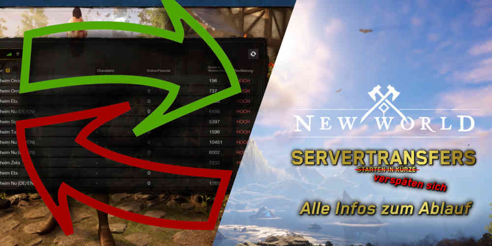 new world servertransfers delay