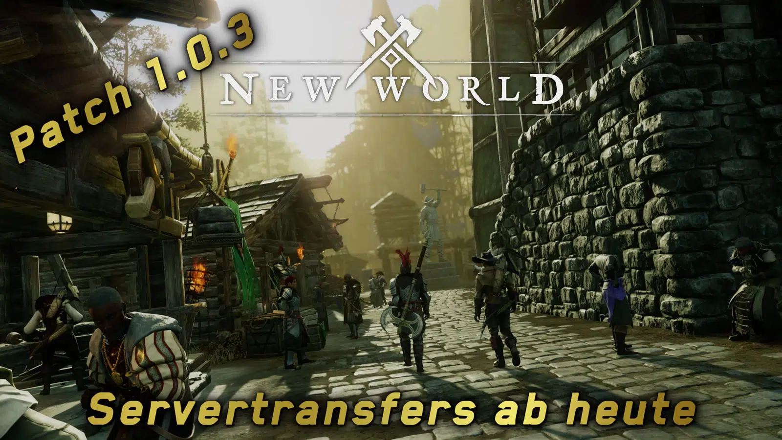 new world servertransfers launch